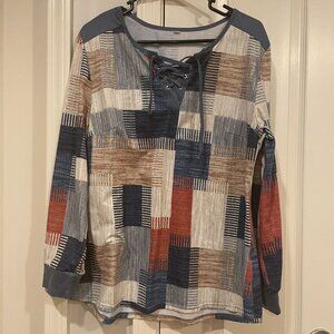 Exclusive of Decoration Womens Top L